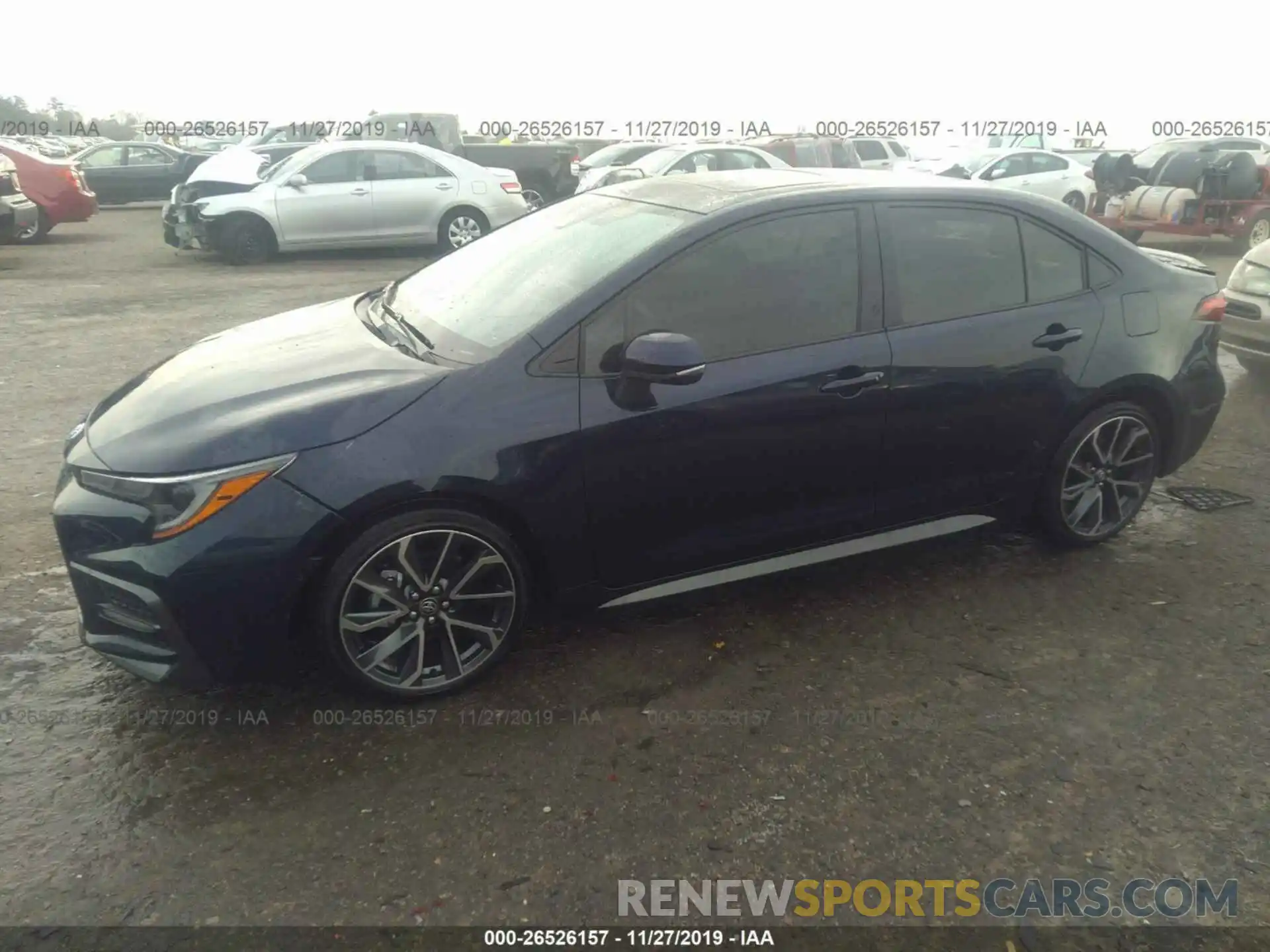 2 Photograph of a damaged car JTDT4RCE6LJ015856 TOYOTA COROLLA 2020