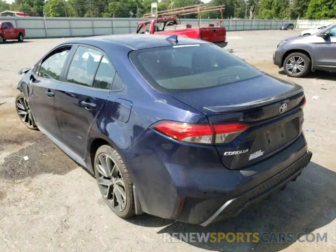 3 Photograph of a damaged car JTDT4RCE6LJ021396 TOYOTA COROLLA 2020