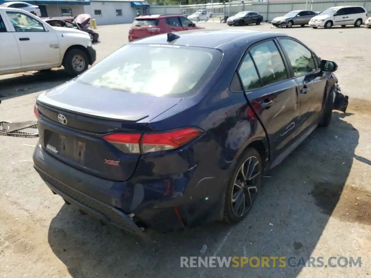 4 Photograph of a damaged car JTDT4RCE6LJ021396 TOYOTA COROLLA 2020