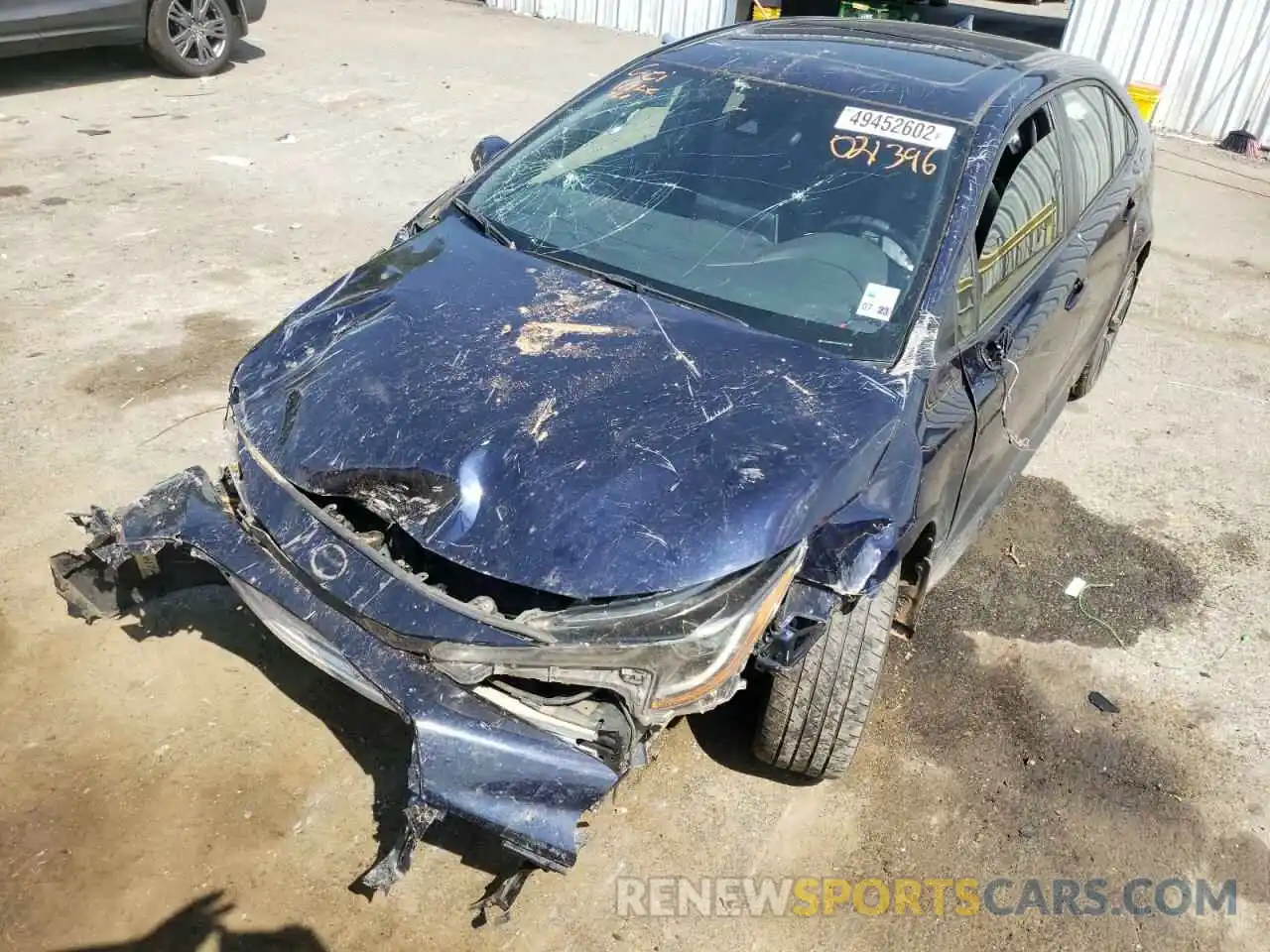 9 Photograph of a damaged car JTDT4RCE6LJ021396 TOYOTA COROLLA 2020