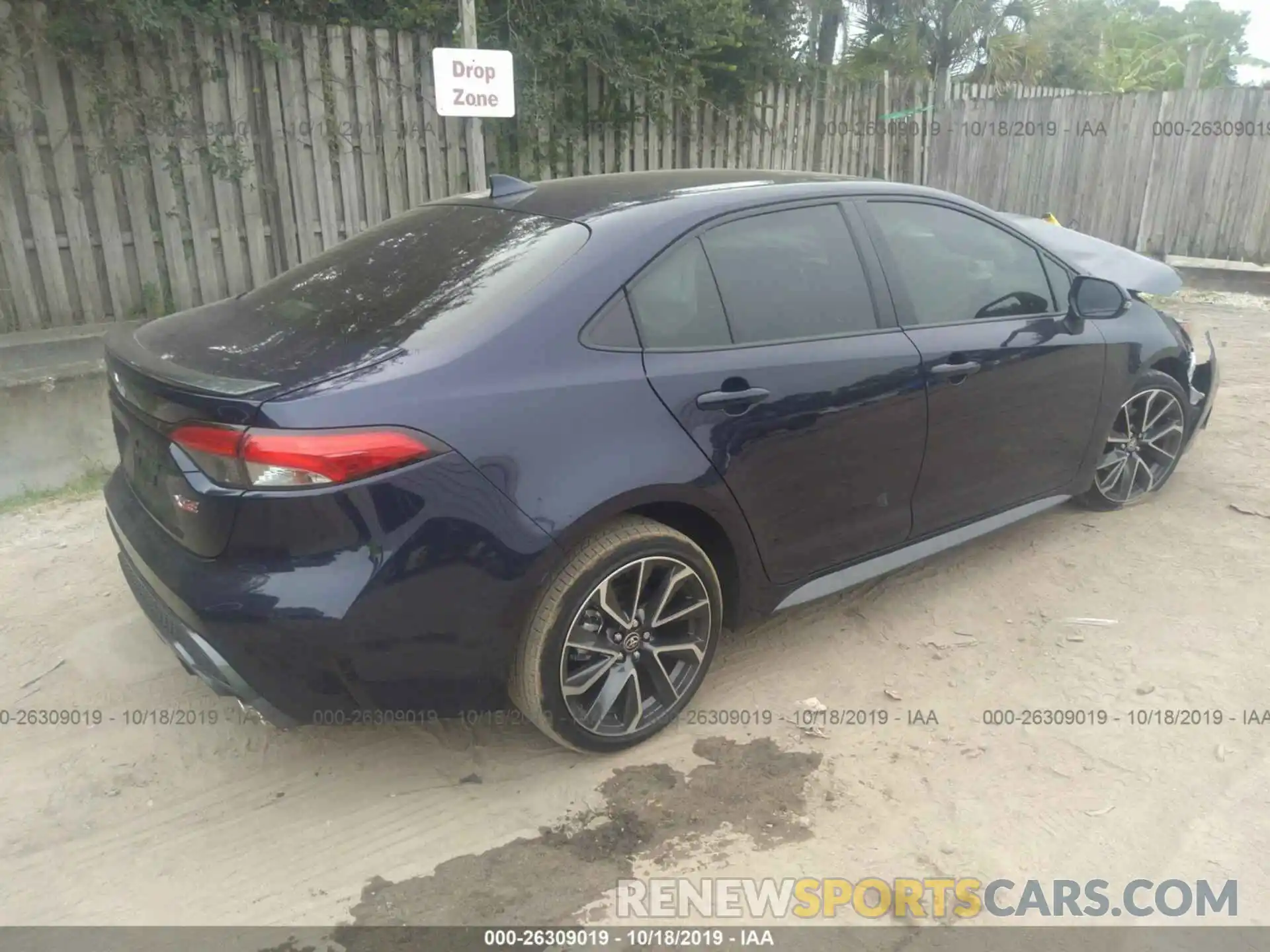 4 Photograph of a damaged car JTDT4RCE6LJ021771 TOYOTA COROLLA 2020