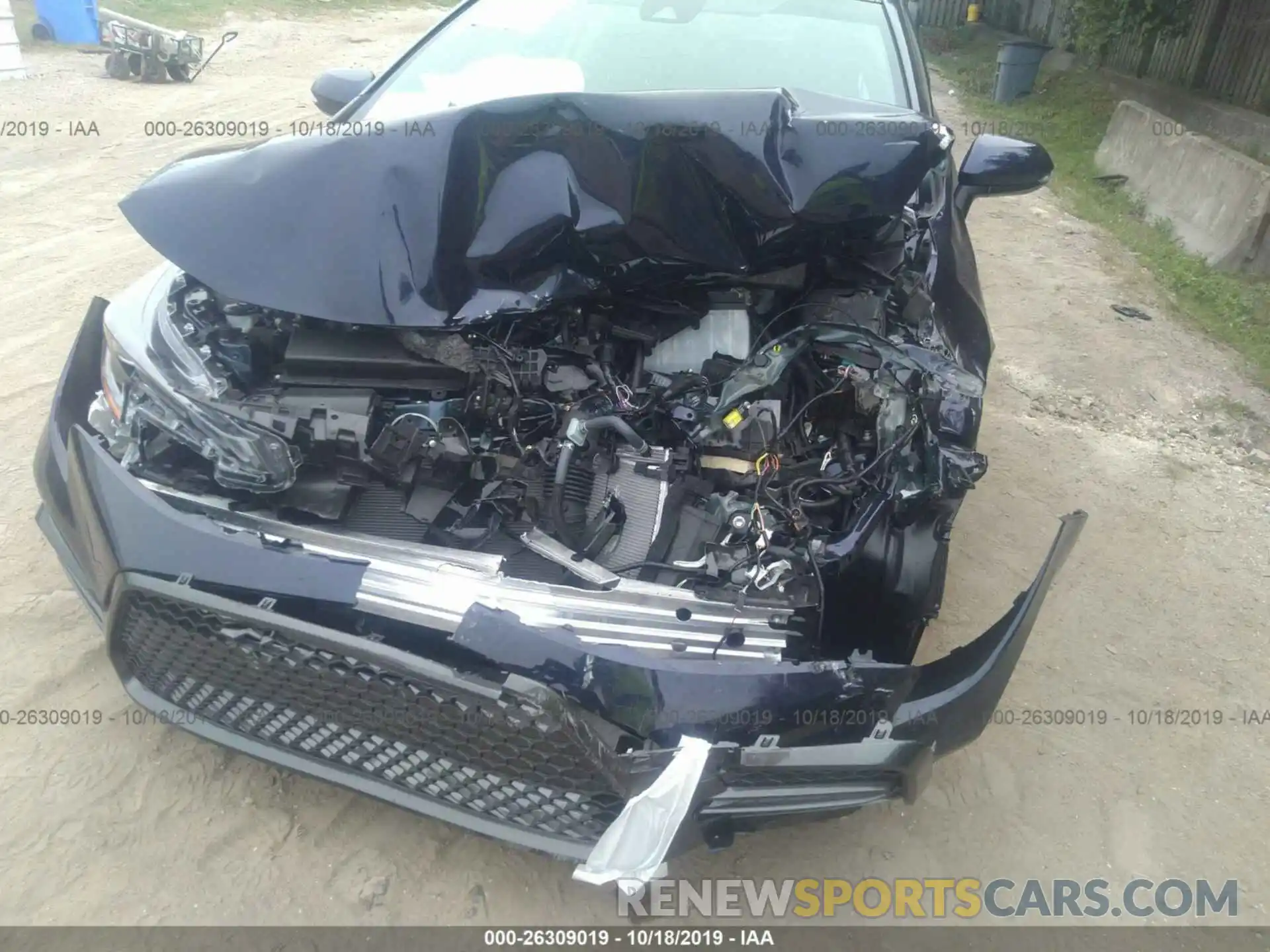 6 Photograph of a damaged car JTDT4RCE6LJ021771 TOYOTA COROLLA 2020