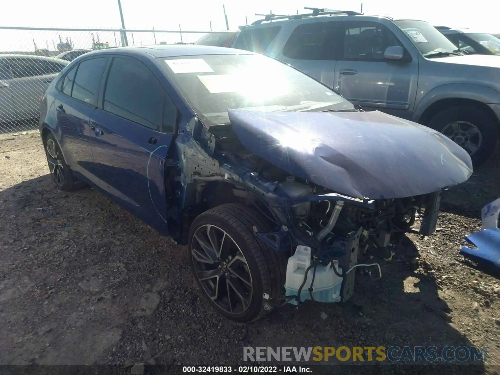 1 Photograph of a damaged car JTDT4RCE6LJ022192 TOYOTA COROLLA 2020