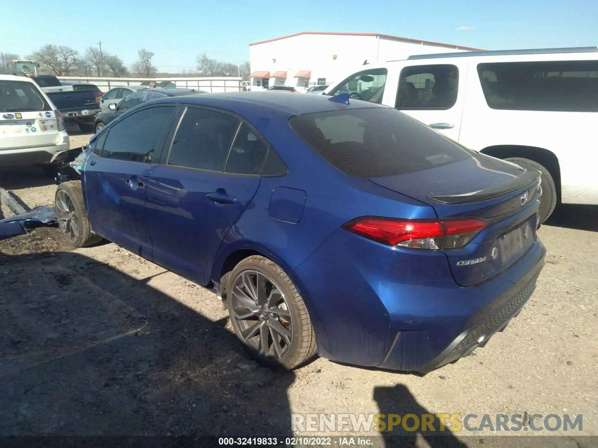 3 Photograph of a damaged car JTDT4RCE6LJ022192 TOYOTA COROLLA 2020