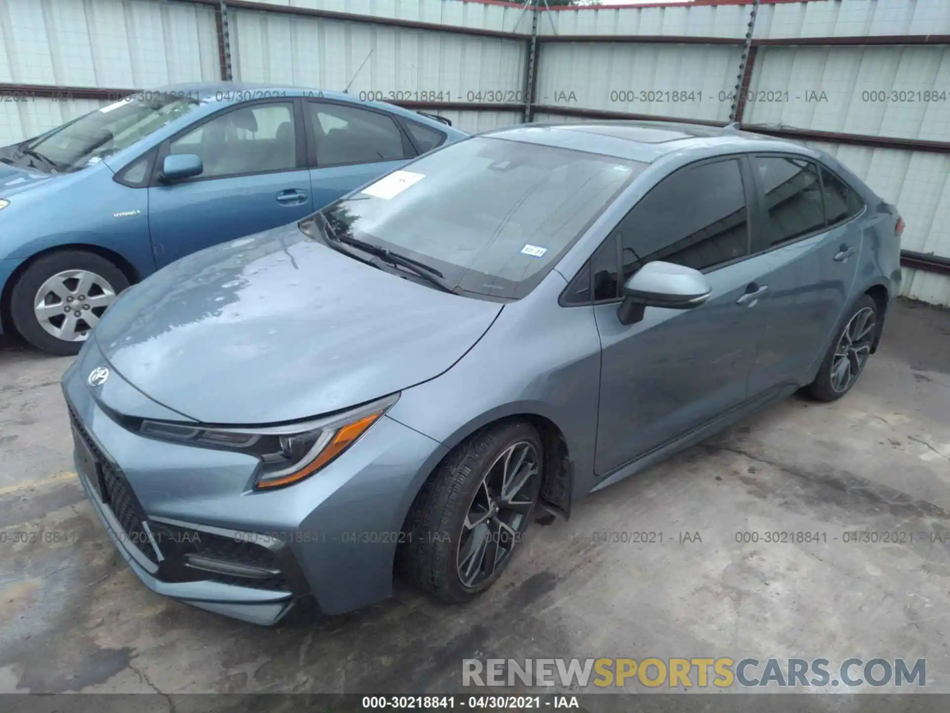 2 Photograph of a damaged car JTDT4RCE6LJ022483 TOYOTA COROLLA 2020