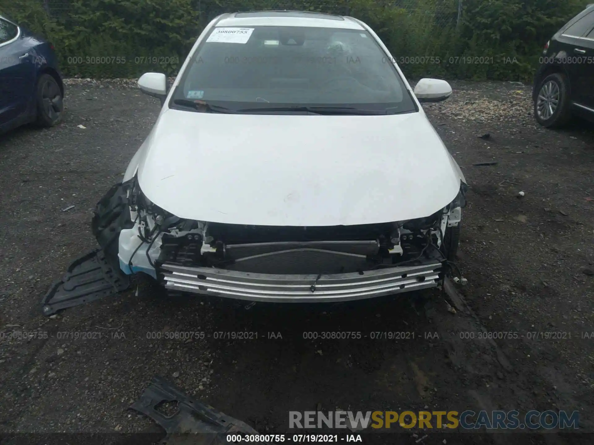 6 Photograph of a damaged car JTDT4RCE6LJ028705 TOYOTA COROLLA 2020