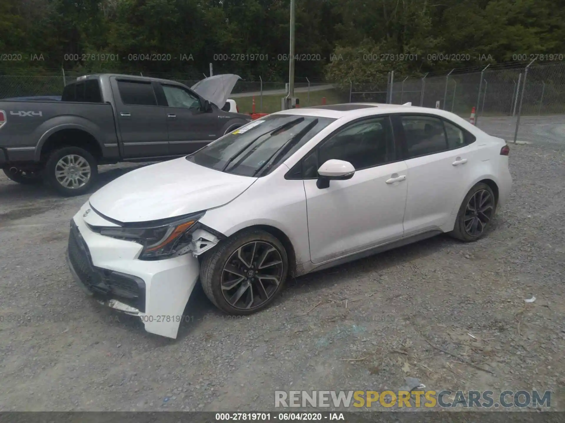 2 Photograph of a damaged car JTDT4RCE6LJ034892 TOYOTA COROLLA 2020