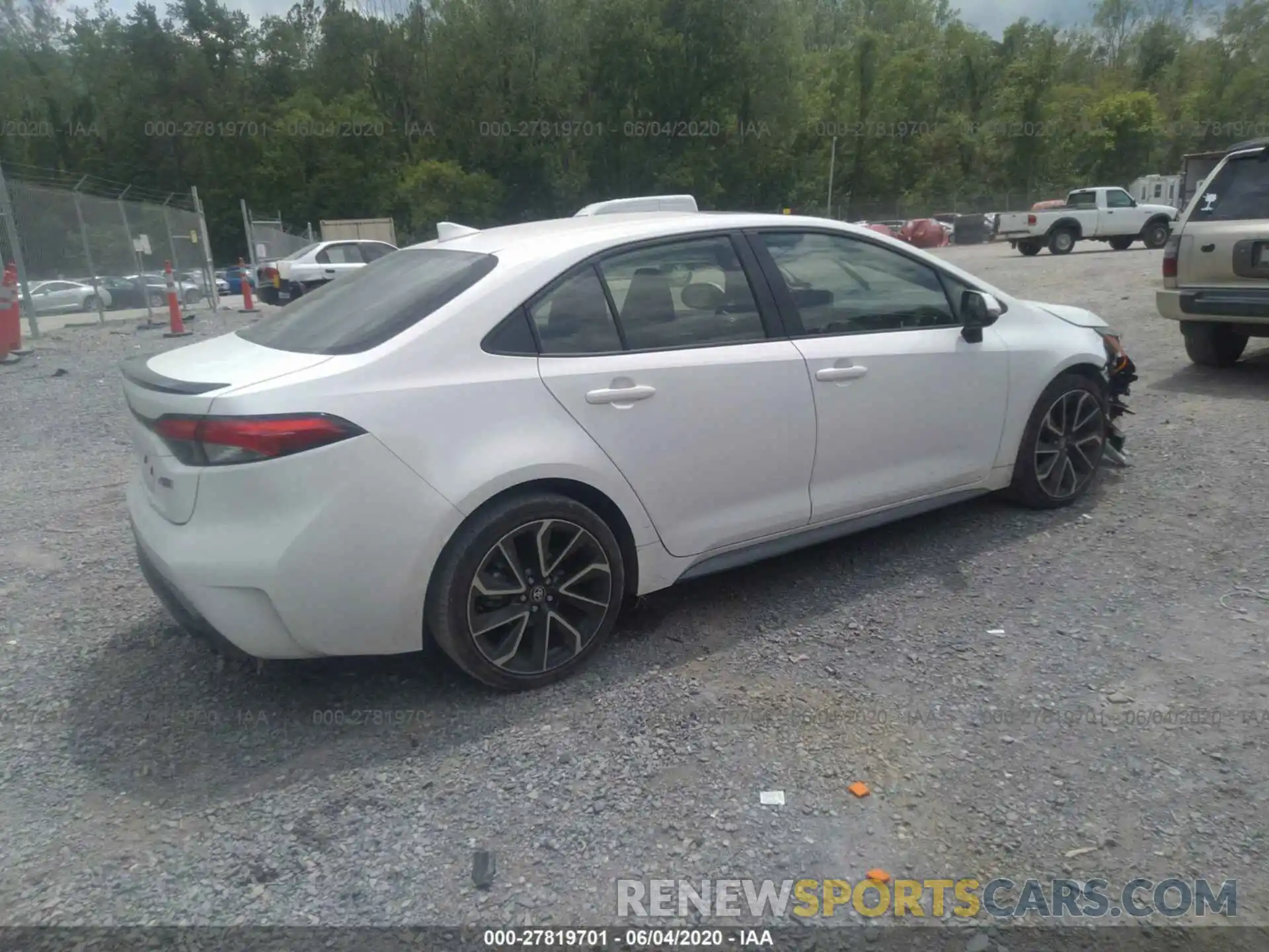 4 Photograph of a damaged car JTDT4RCE6LJ034892 TOYOTA COROLLA 2020