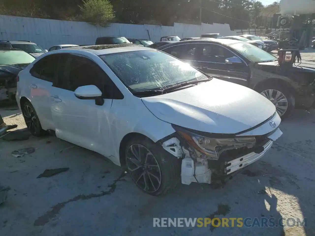 1 Photograph of a damaged car JTDT4RCE7LJ001819 TOYOTA COROLLA 2020