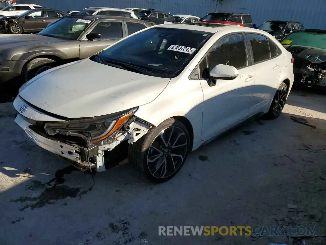 2 Photograph of a damaged car JTDT4RCE7LJ001819 TOYOTA COROLLA 2020