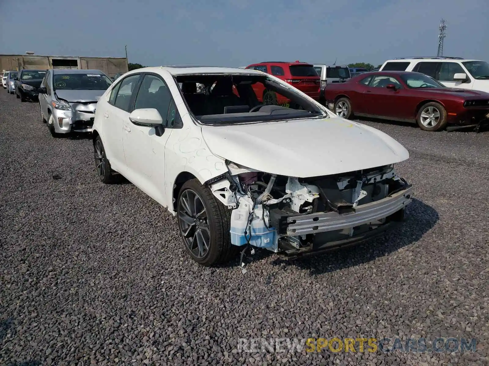 1 Photograph of a damaged car JTDT4RCE7LJ007099 TOYOTA COROLLA 2020