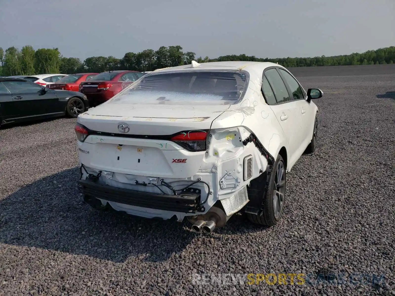 4 Photograph of a damaged car JTDT4RCE7LJ007099 TOYOTA COROLLA 2020