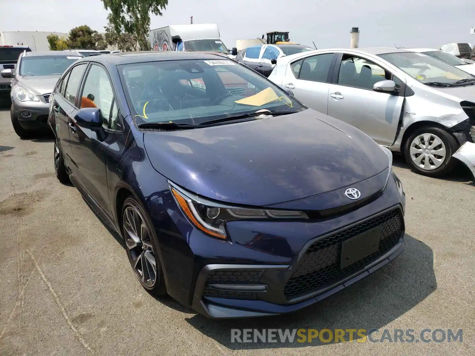 1 Photograph of a damaged car JTDT4RCE7LJ009967 TOYOTA COROLLA 2020