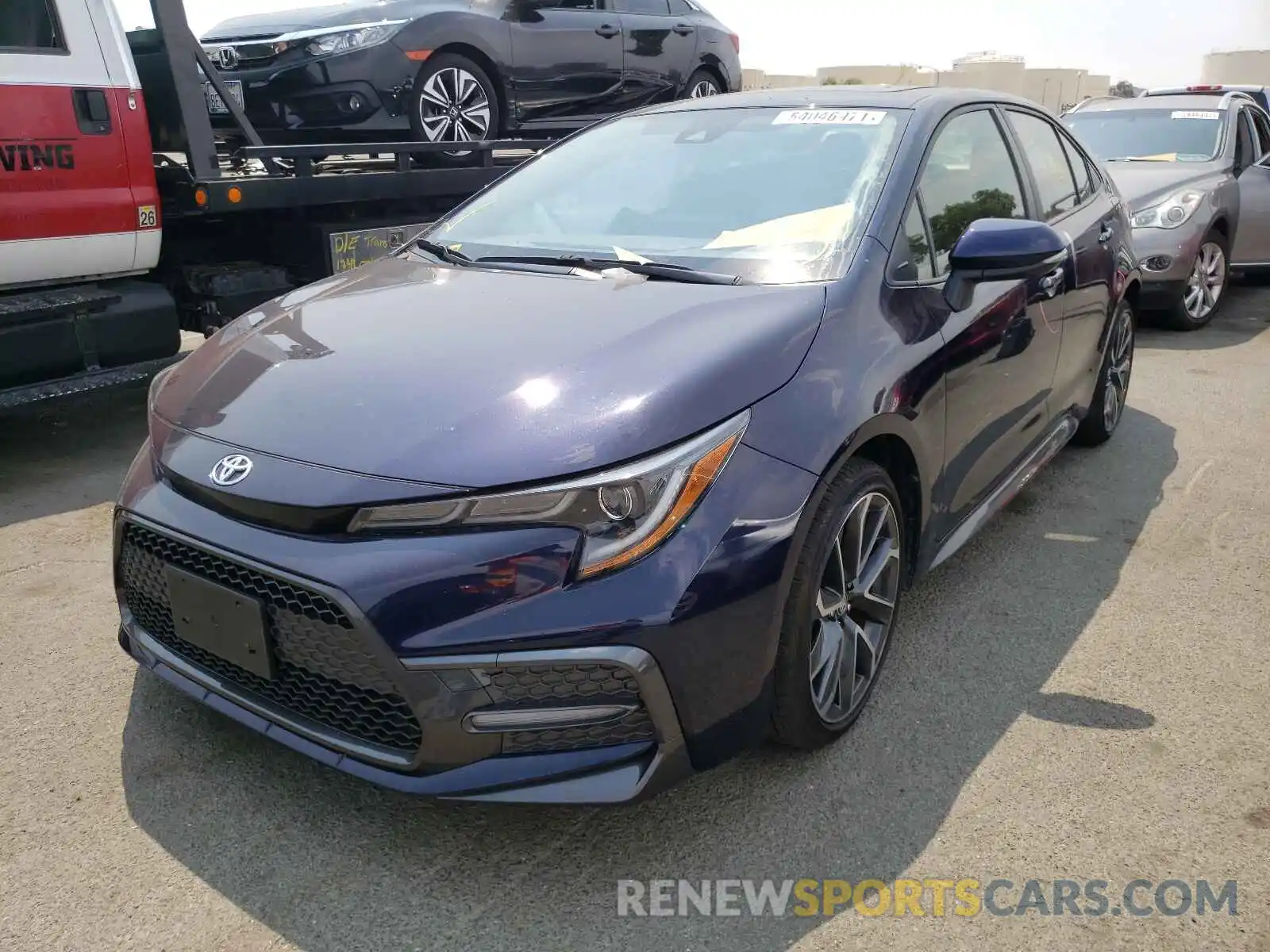 2 Photograph of a damaged car JTDT4RCE7LJ009967 TOYOTA COROLLA 2020