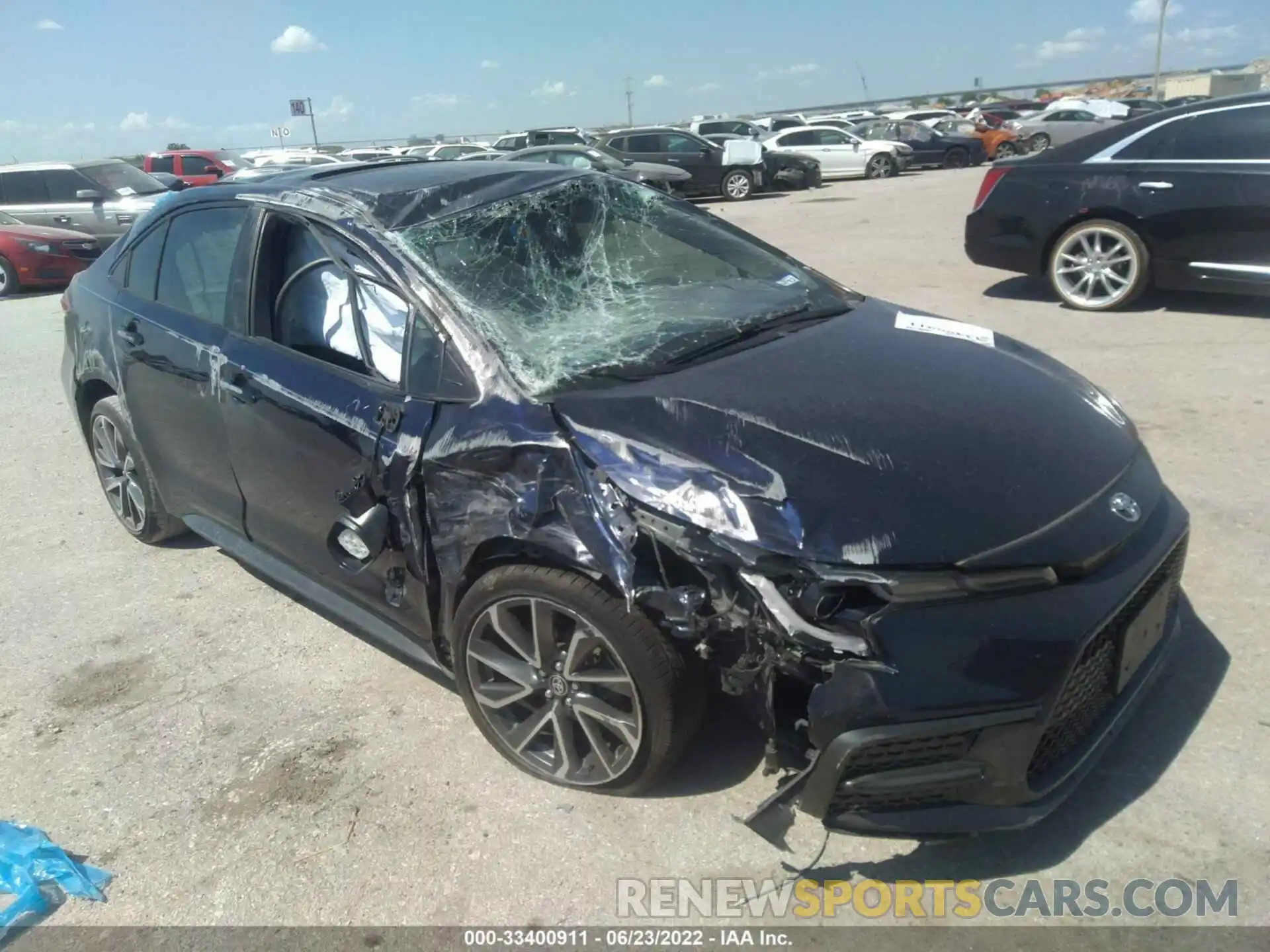 1 Photograph of a damaged car JTDT4RCE7LJ011508 TOYOTA COROLLA 2020