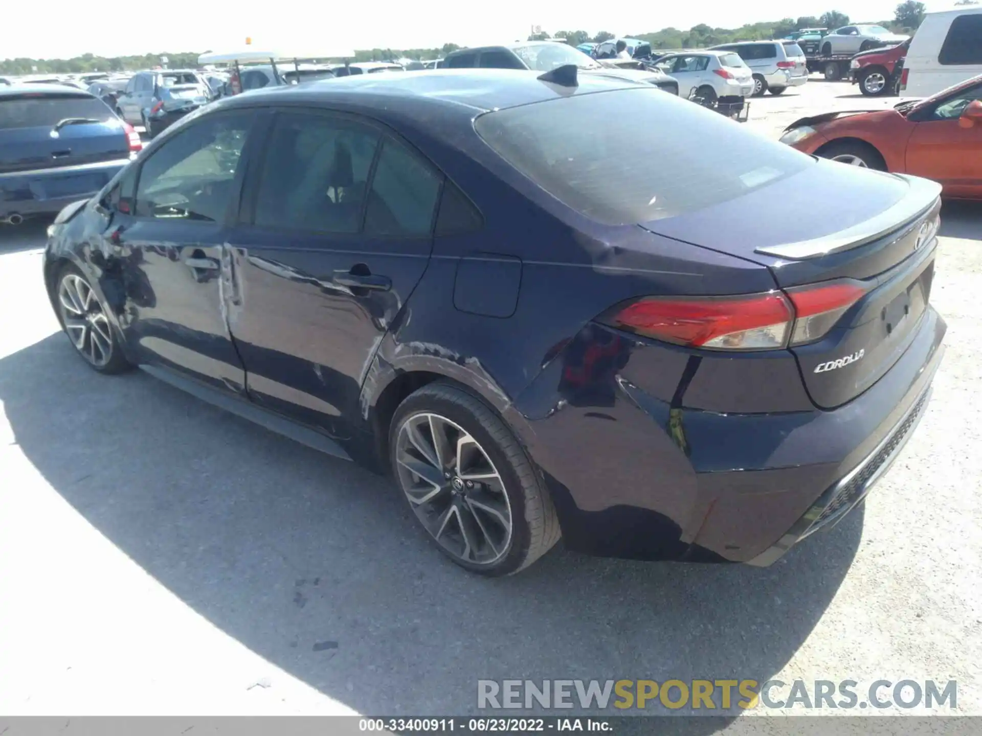 3 Photograph of a damaged car JTDT4RCE7LJ011508 TOYOTA COROLLA 2020