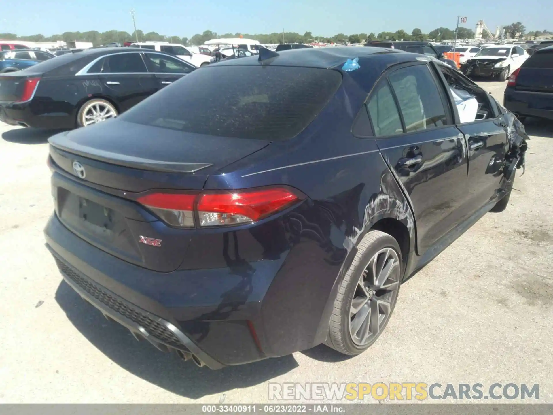 4 Photograph of a damaged car JTDT4RCE7LJ011508 TOYOTA COROLLA 2020