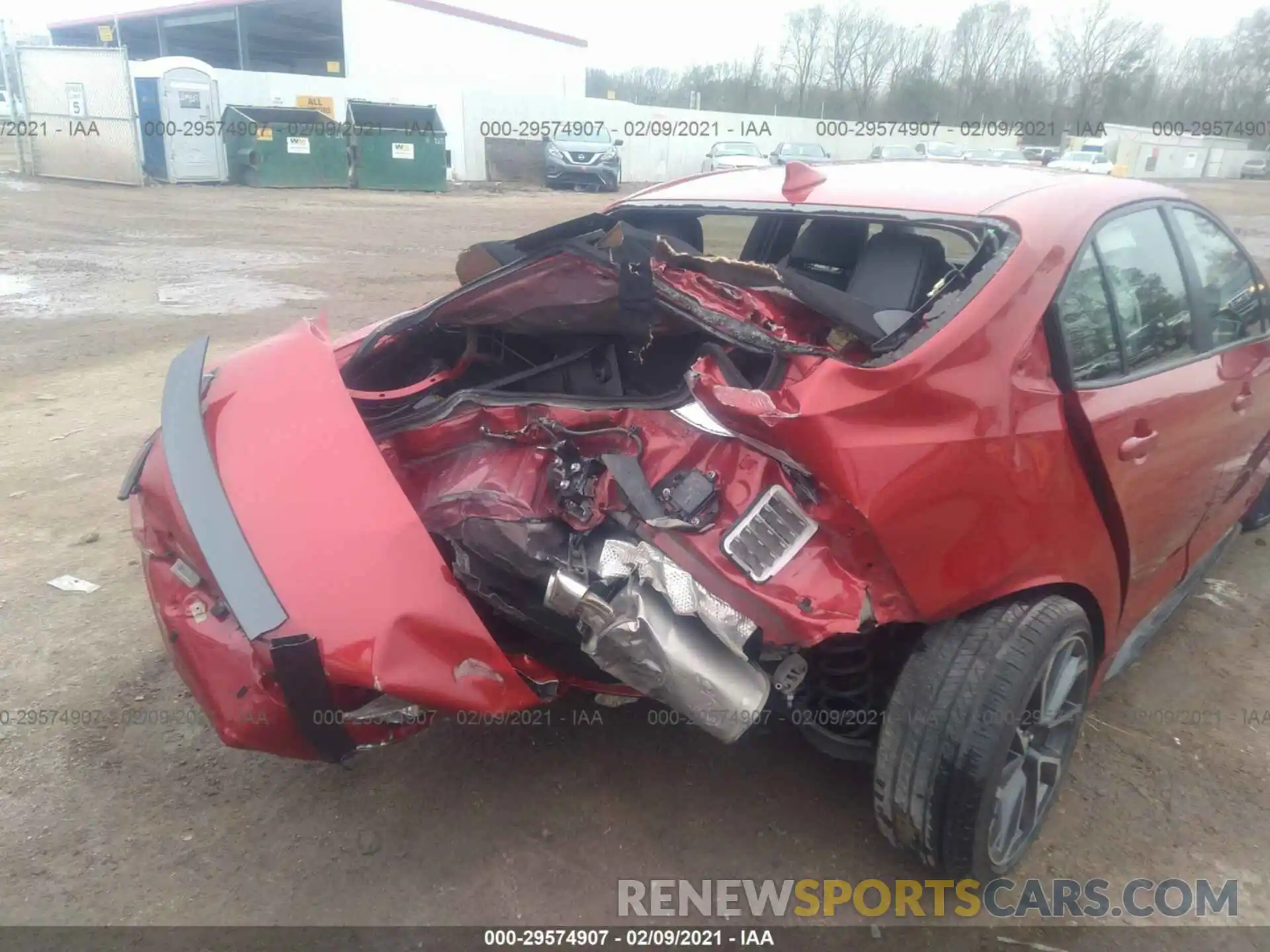 6 Photograph of a damaged car JTDT4RCE7LJ011640 TOYOTA COROLLA 2020