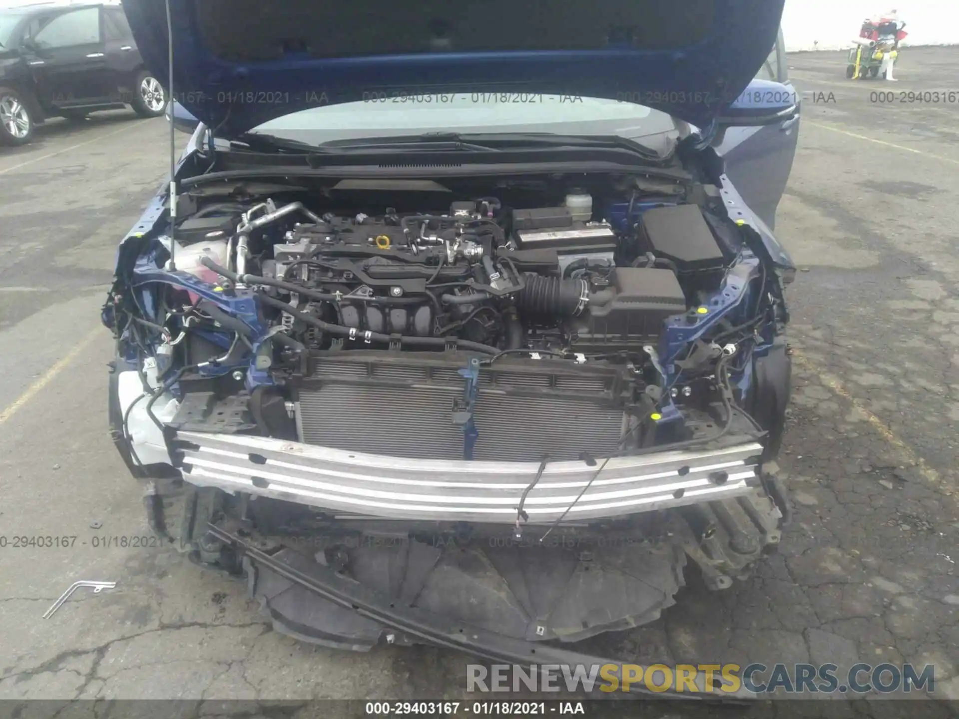 6 Photograph of a damaged car JTDT4RCE7LJ020130 TOYOTA COROLLA 2020