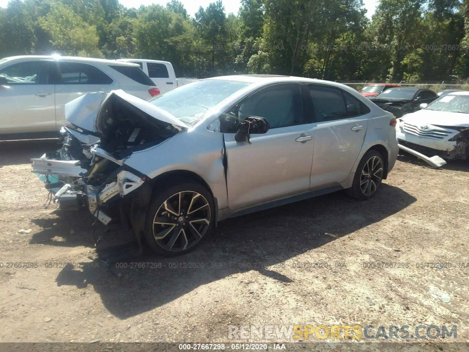 2 Photograph of a damaged car JTDT4RCE7LJ022346 TOYOTA COROLLA 2020