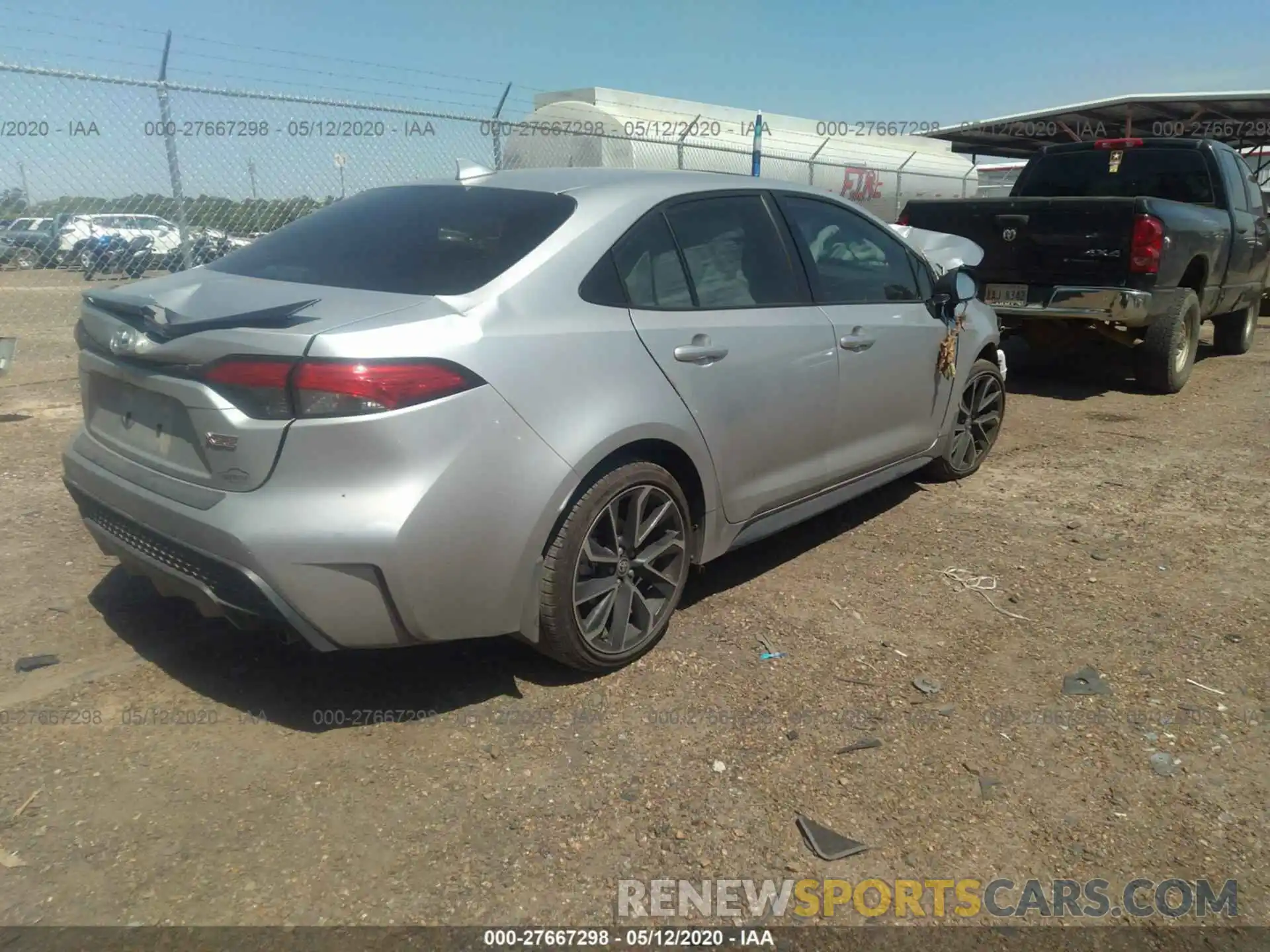 4 Photograph of a damaged car JTDT4RCE7LJ022346 TOYOTA COROLLA 2020