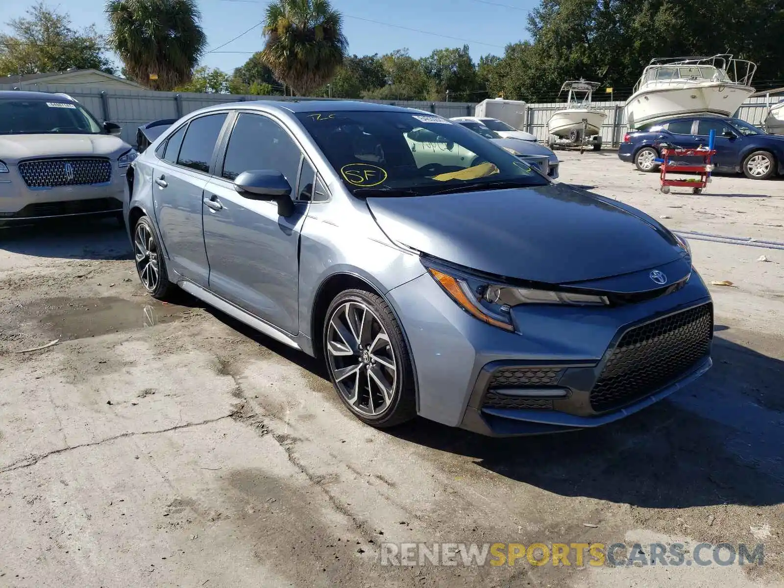 1 Photograph of a damaged car JTDT4RCE7LJ033315 TOYOTA COROLLA 2020