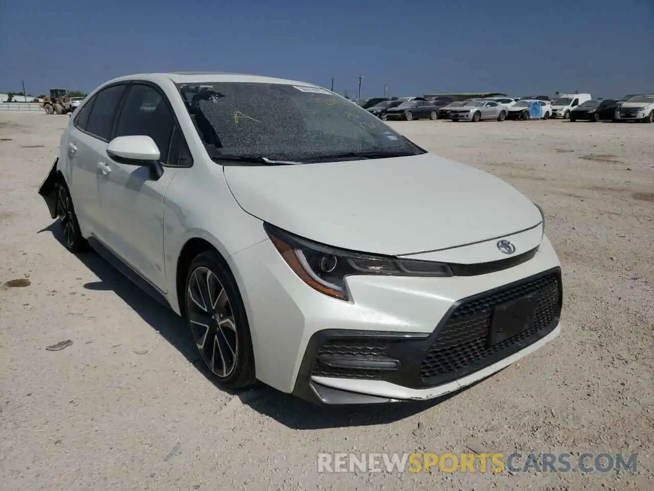 1 Photograph of a damaged car JTDT4RCE7LJ033590 TOYOTA COROLLA 2020