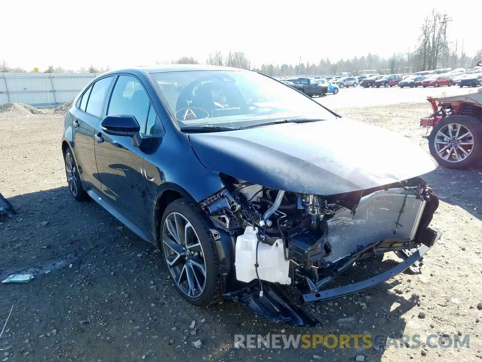 1 Photograph of a damaged car JTDT4RCE7LJ040135 TOYOTA COROLLA 2020