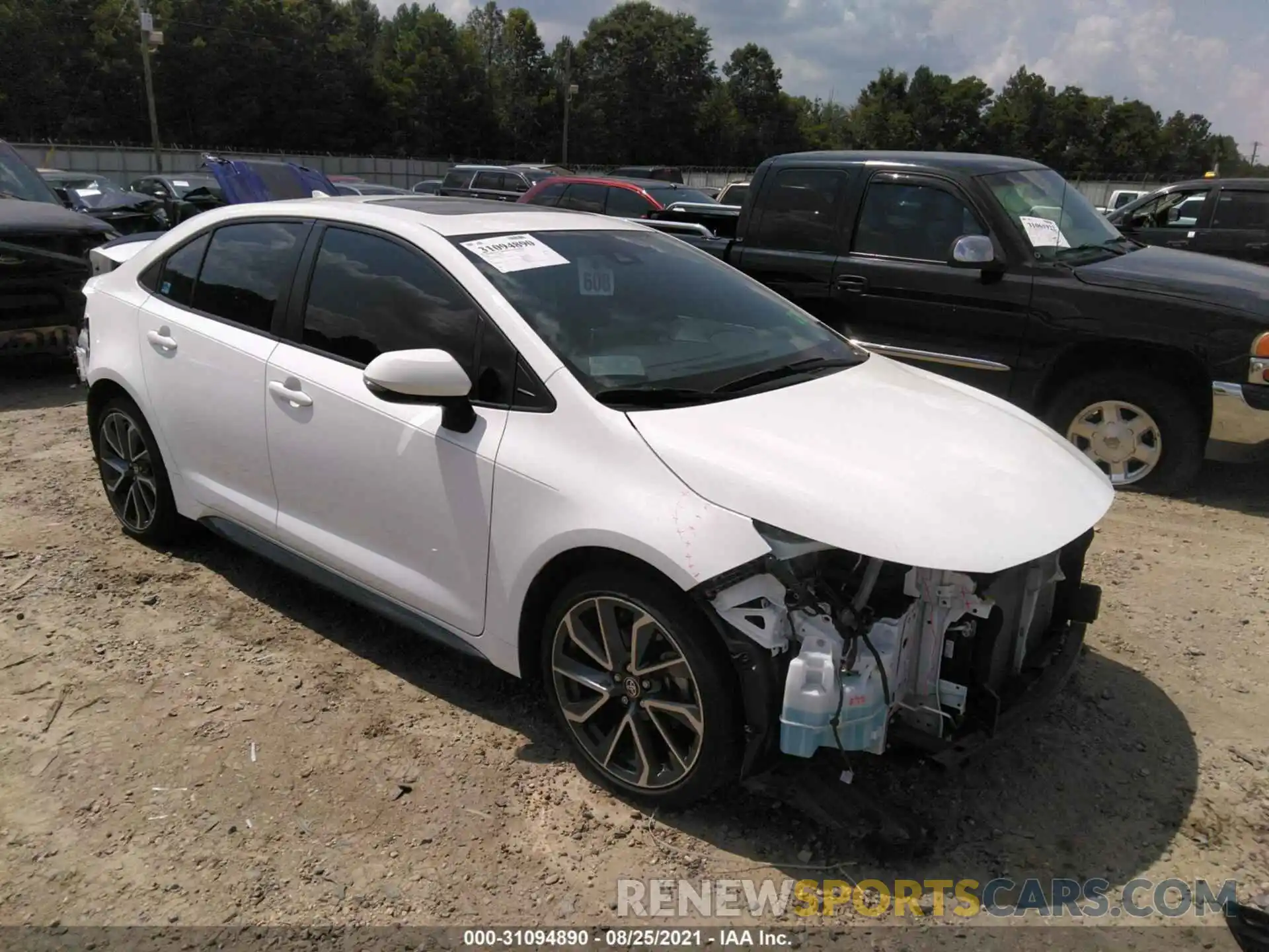 1 Photograph of a damaged car JTDT4RCE8LJ005913 TOYOTA COROLLA 2020