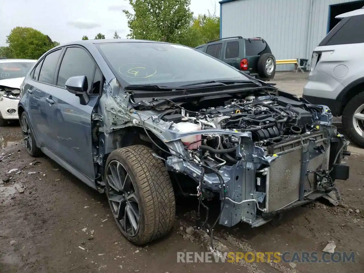 1 Photograph of a damaged car JTDT4RCE8LJ006608 TOYOTA COROLLA 2020