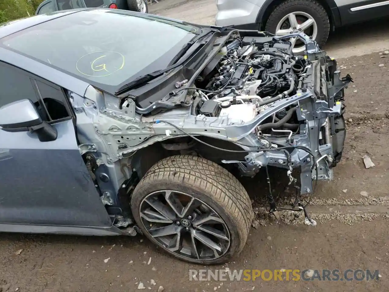 9 Photograph of a damaged car JTDT4RCE8LJ006608 TOYOTA COROLLA 2020