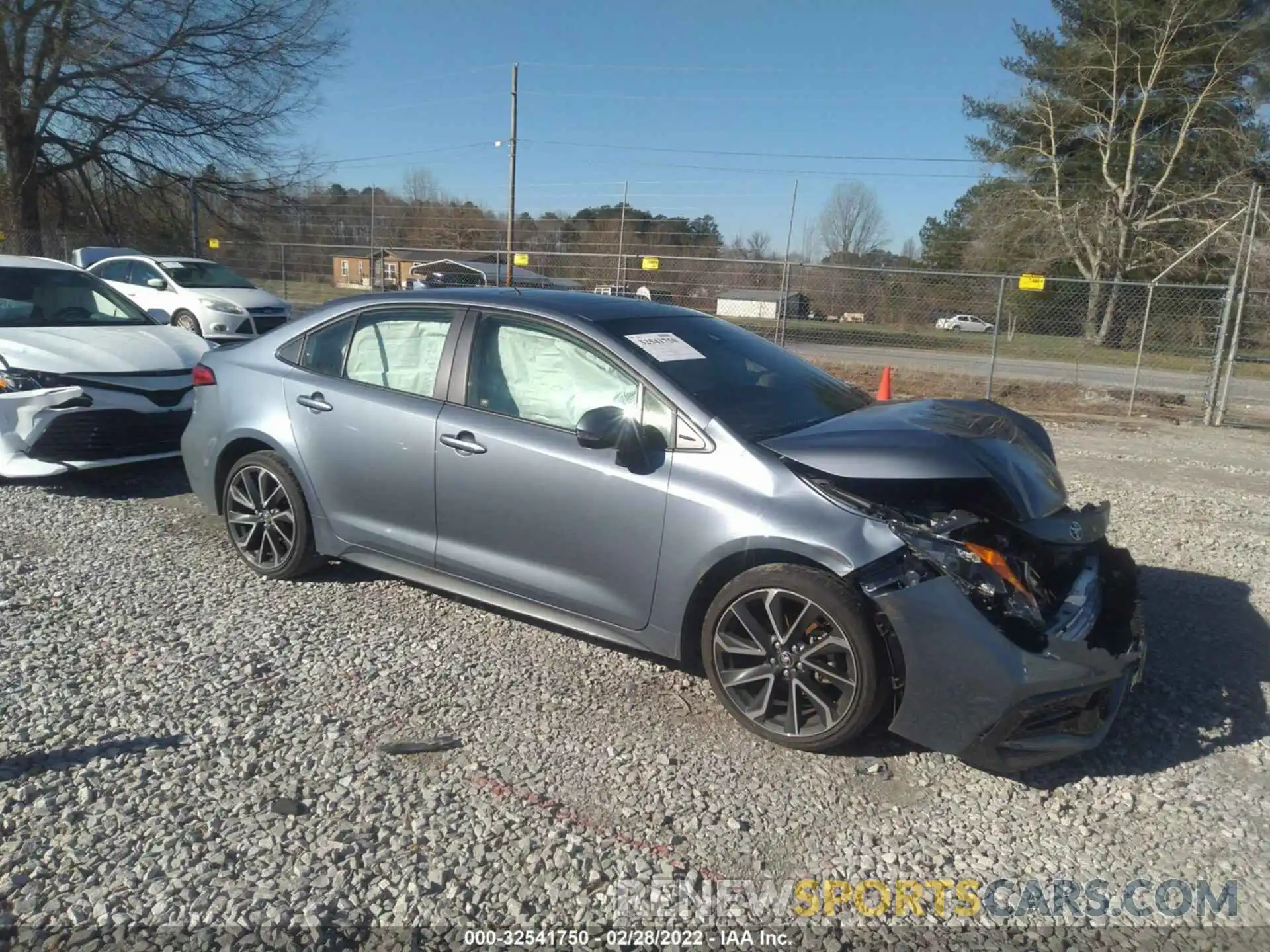 1 Photograph of a damaged car JTDT4RCE8LJ032609 TOYOTA COROLLA 2020