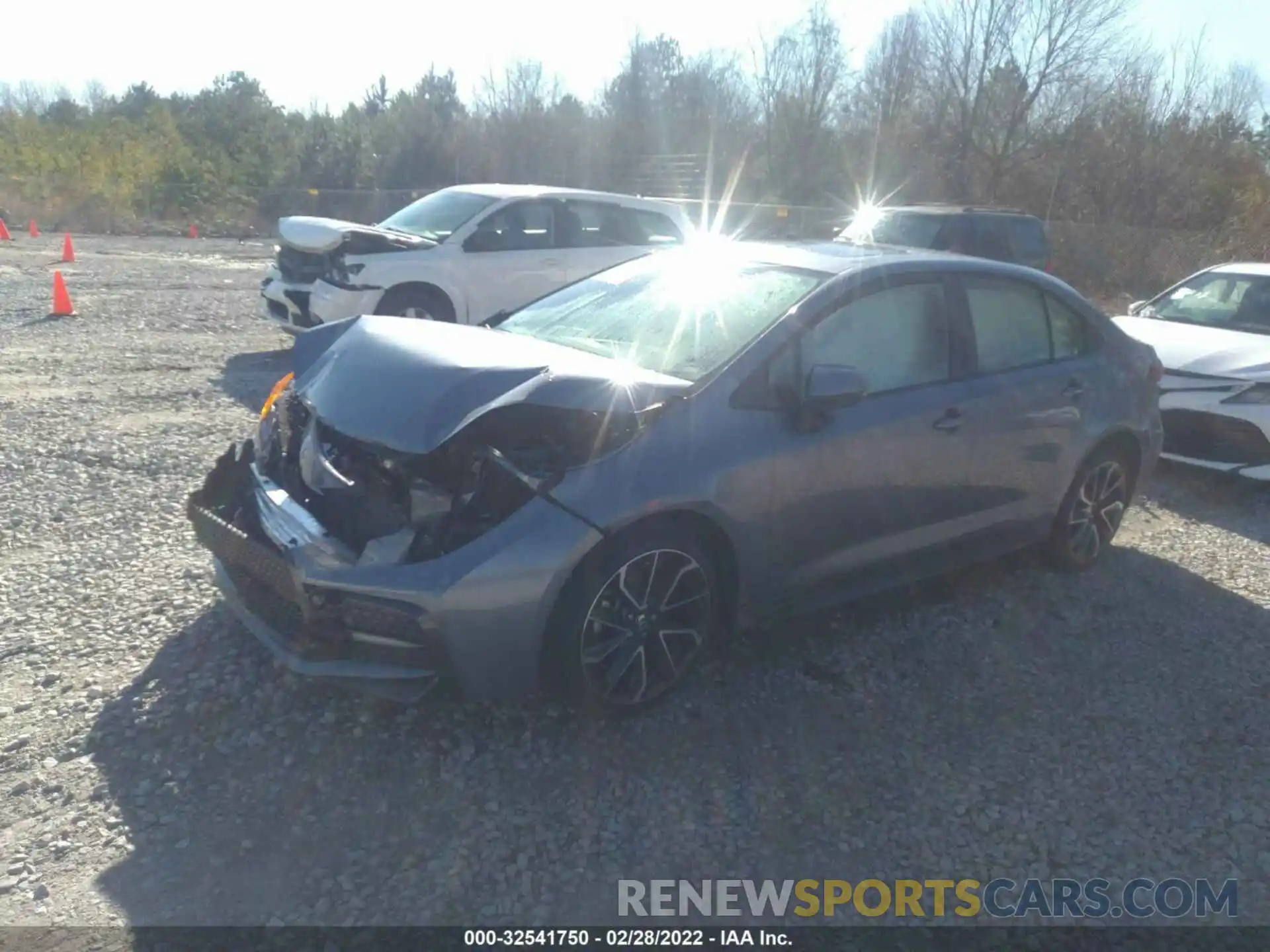 2 Photograph of a damaged car JTDT4RCE8LJ032609 TOYOTA COROLLA 2020