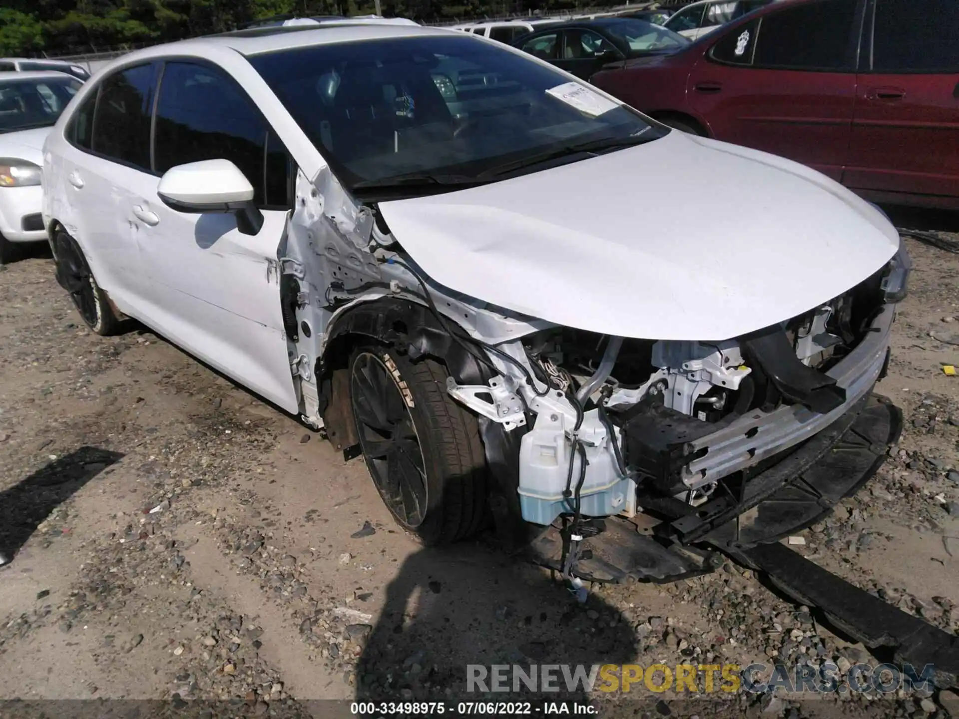 1 Photograph of a damaged car JTDT4RCE8LJ041052 TOYOTA COROLLA 2020