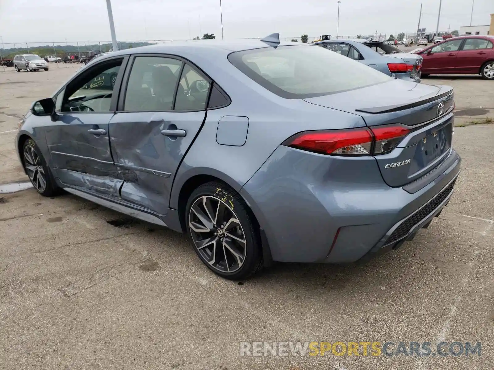 3 Photograph of a damaged car JTDT4RCE9LJ000235 TOYOTA COROLLA 2020