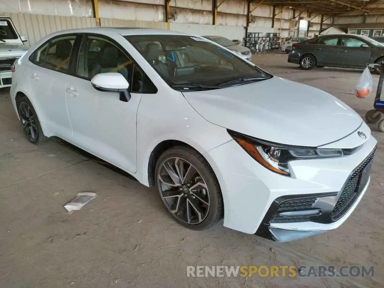 1 Photograph of a damaged car JTDT4RCE9LJ011798 TOYOTA COROLLA 2020