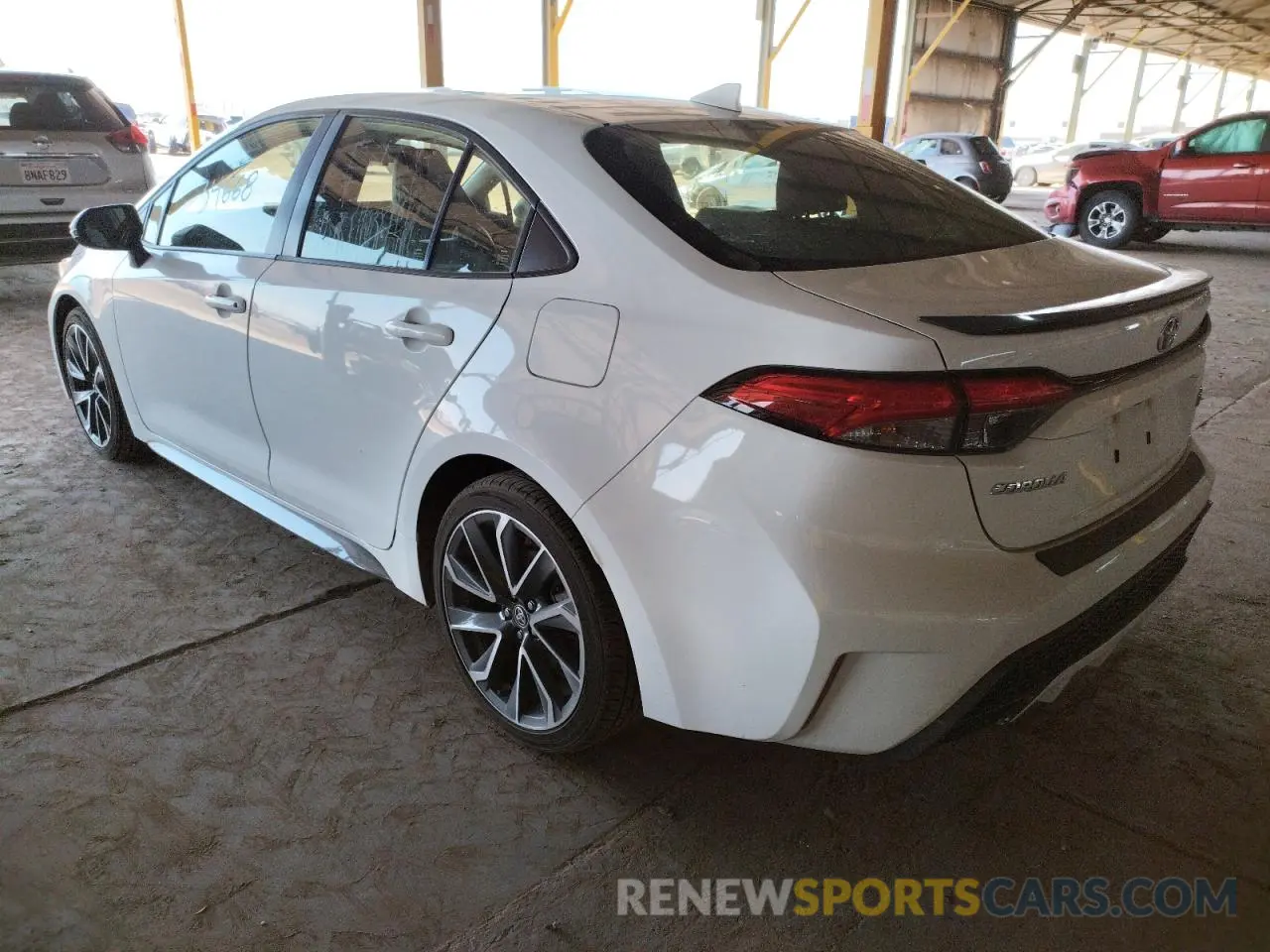 3 Photograph of a damaged car JTDT4RCE9LJ011798 TOYOTA COROLLA 2020