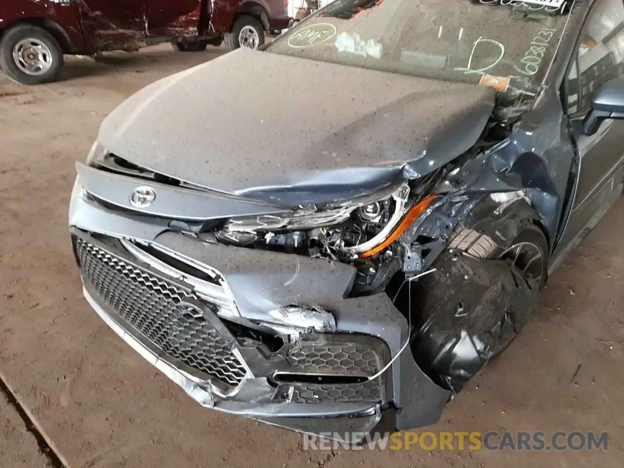 9 Photograph of a damaged car JTDT4RCE9LJ024339 TOYOTA COROLLA 2020