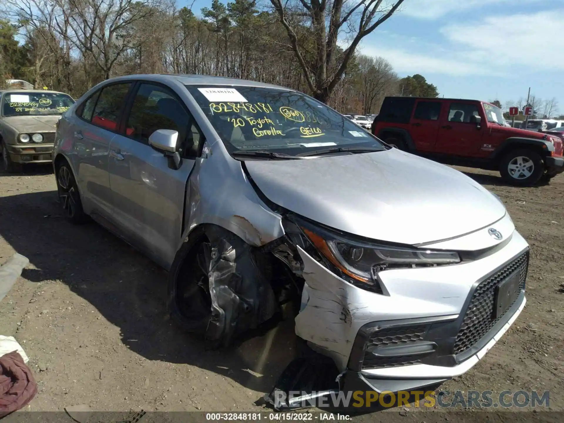 6 Photograph of a damaged car JTDT4RCE9LJ034658 TOYOTA COROLLA 2020