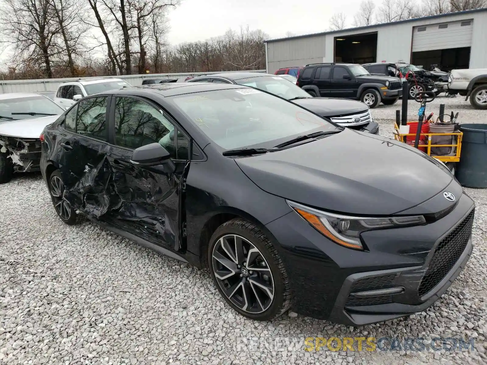 1 Photograph of a damaged car JTDT4RCE9LJ040203 TOYOTA COROLLA 2020