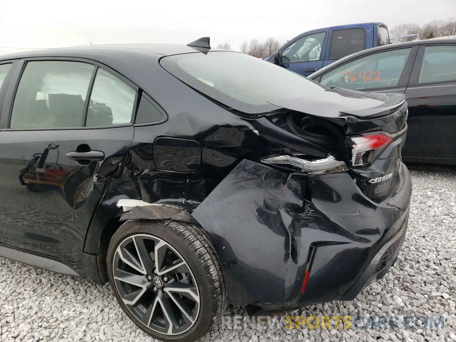 9 Photograph of a damaged car JTDT4RCE9LJ040203 TOYOTA COROLLA 2020