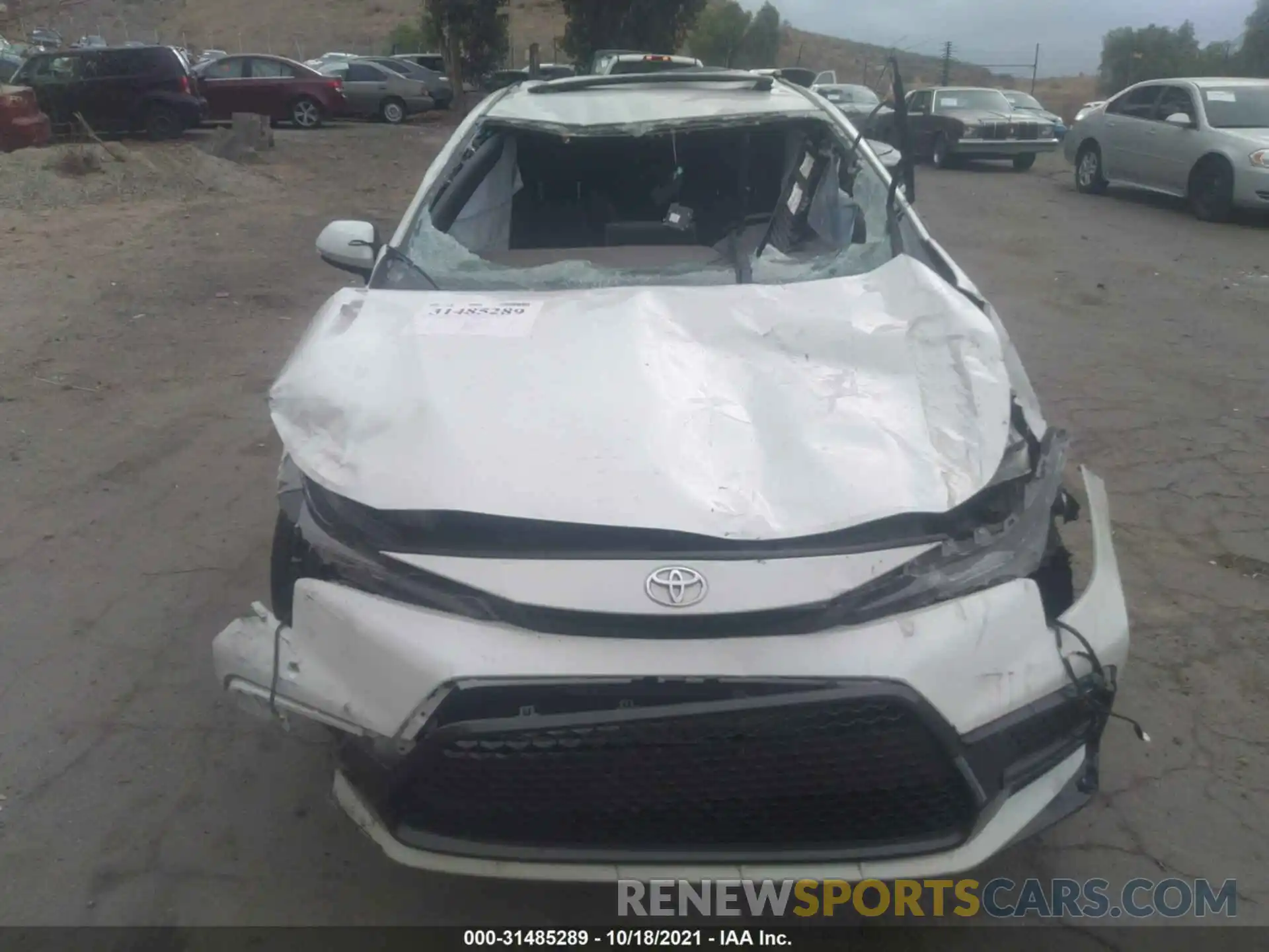 6 Photograph of a damaged car JTDT4RCE9LJ050343 TOYOTA COROLLA 2020