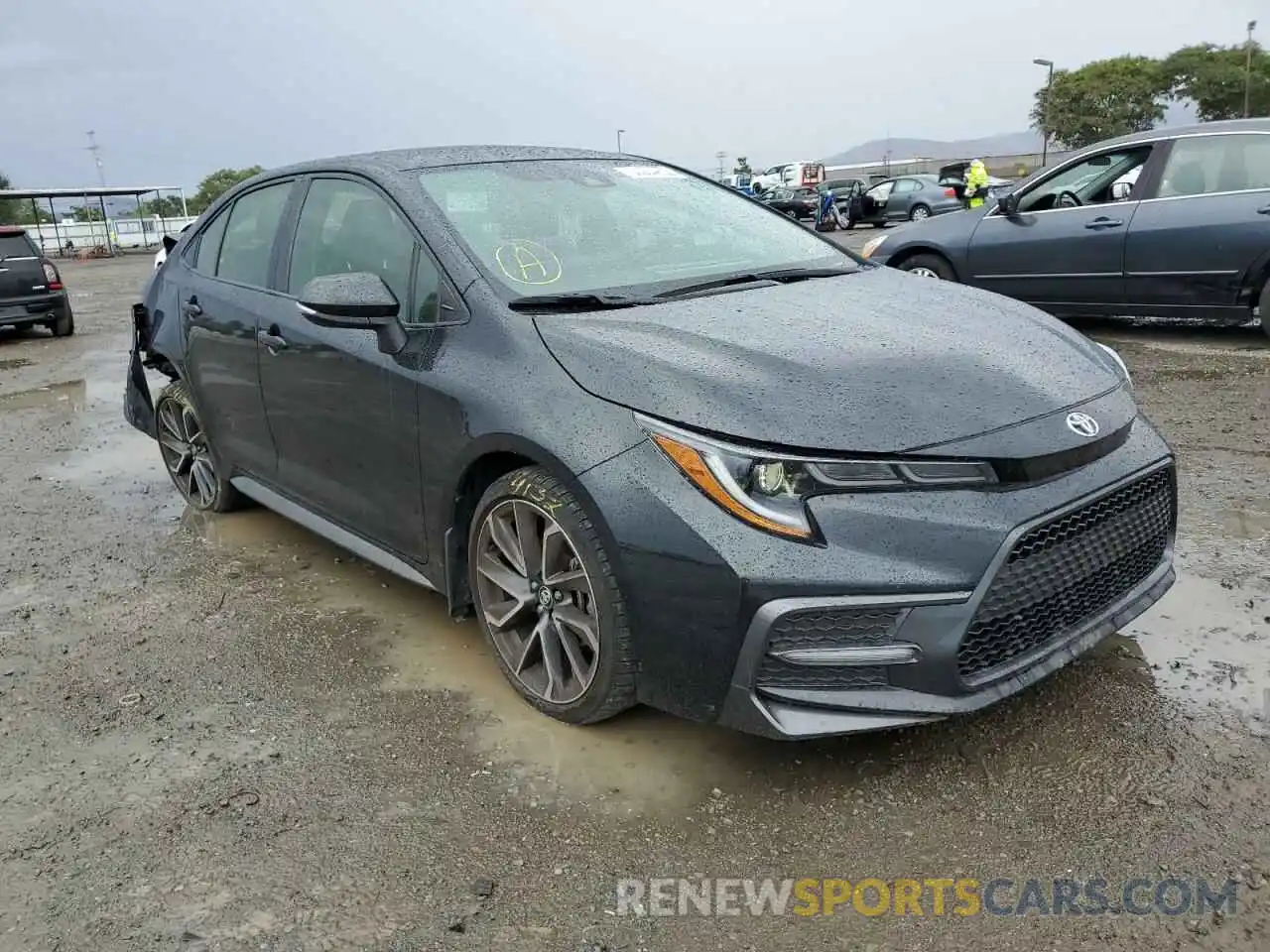 1 Photograph of a damaged car JTDT4RCE9LJ050522 TOYOTA COROLLA 2020