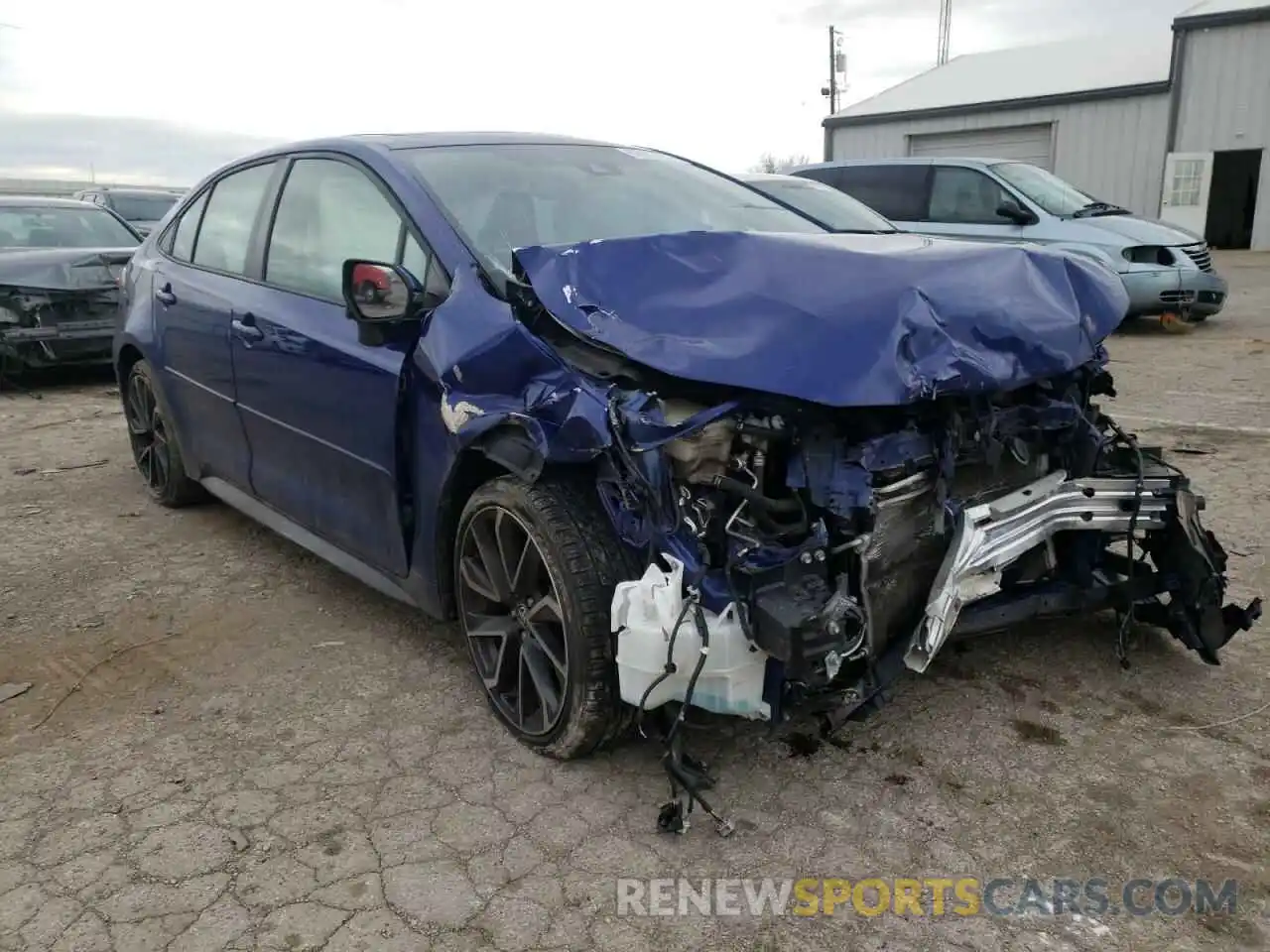 1 Photograph of a damaged car JTDT4RCEXLJ003466 TOYOTA COROLLA 2020