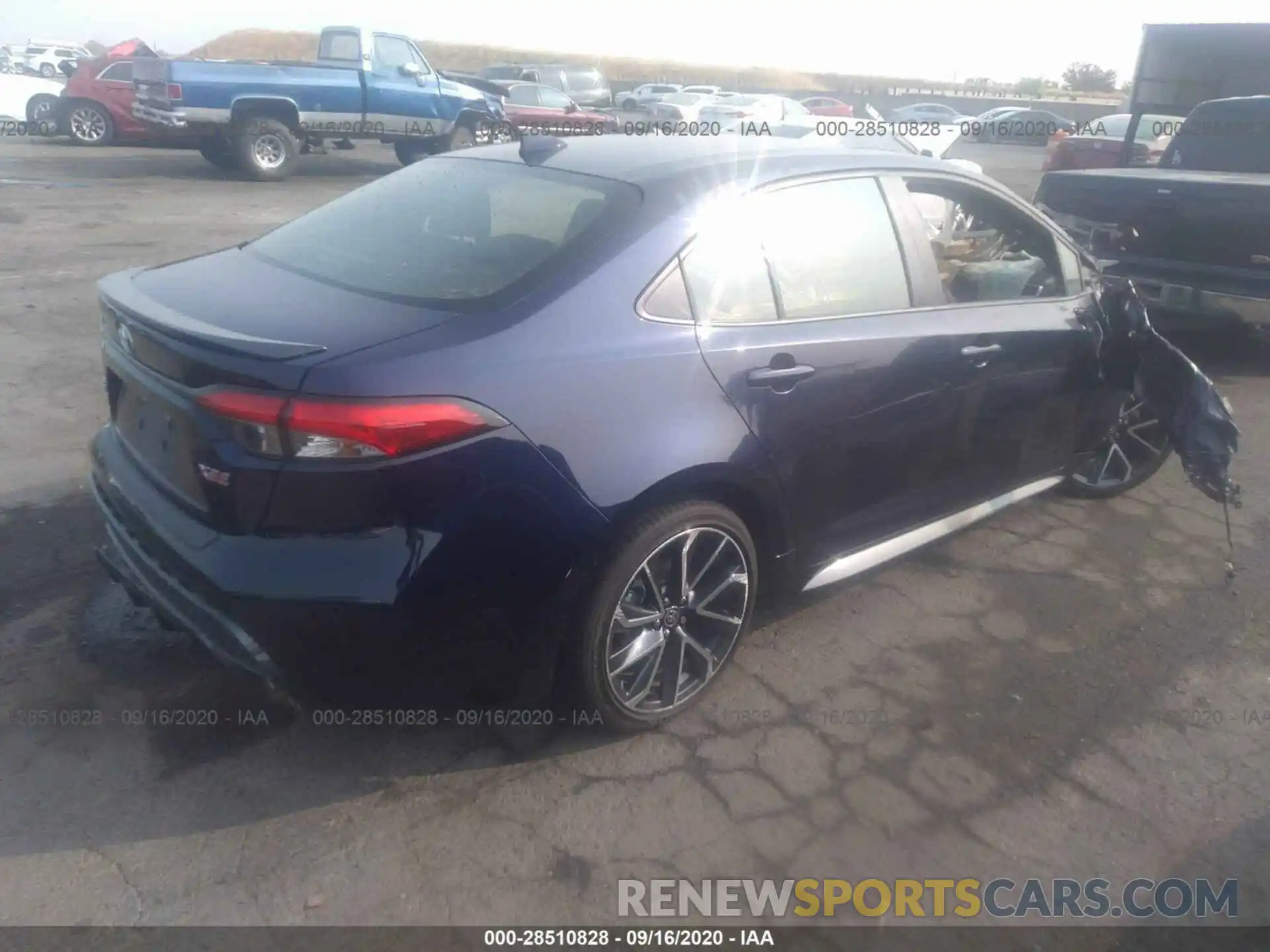 4 Photograph of a damaged car JTDT4RCEXLJ003662 TOYOTA COROLLA 2020