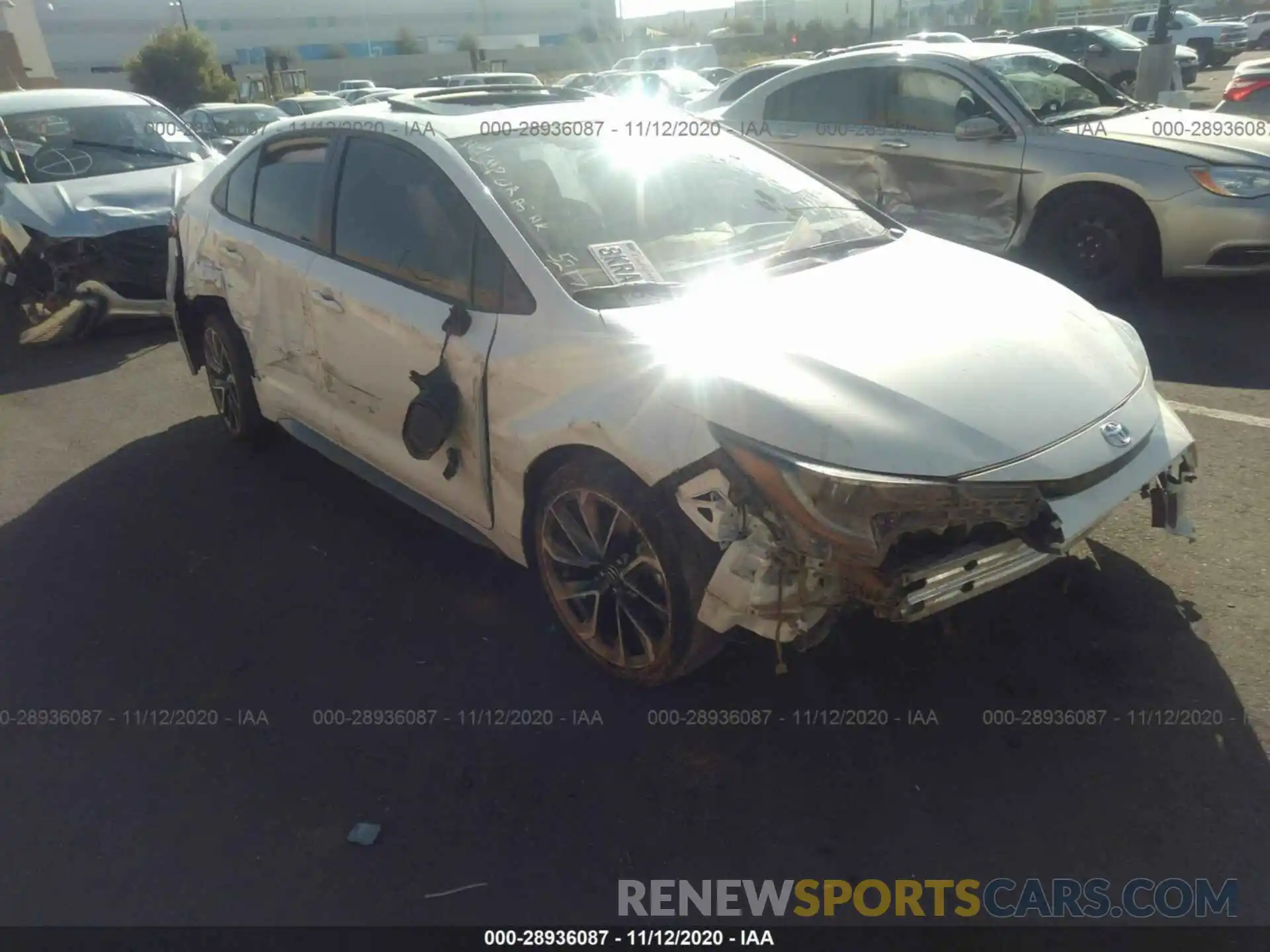 6 Photograph of a damaged car JTDT4RCEXLJ005217 TOYOTA COROLLA 2020