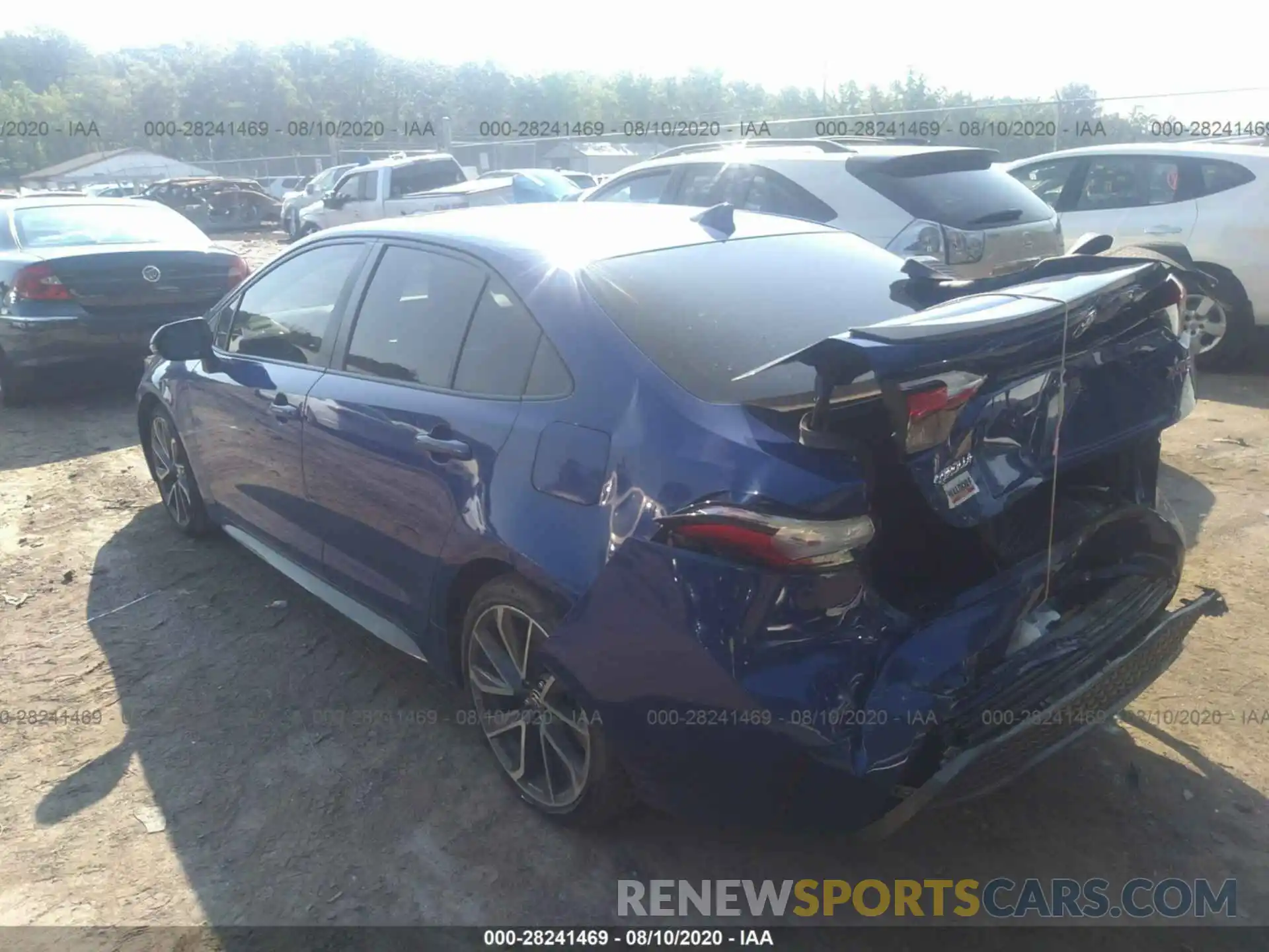 3 Photograph of a damaged car JTDT4RCEXLJ011616 TOYOTA COROLLA 2020