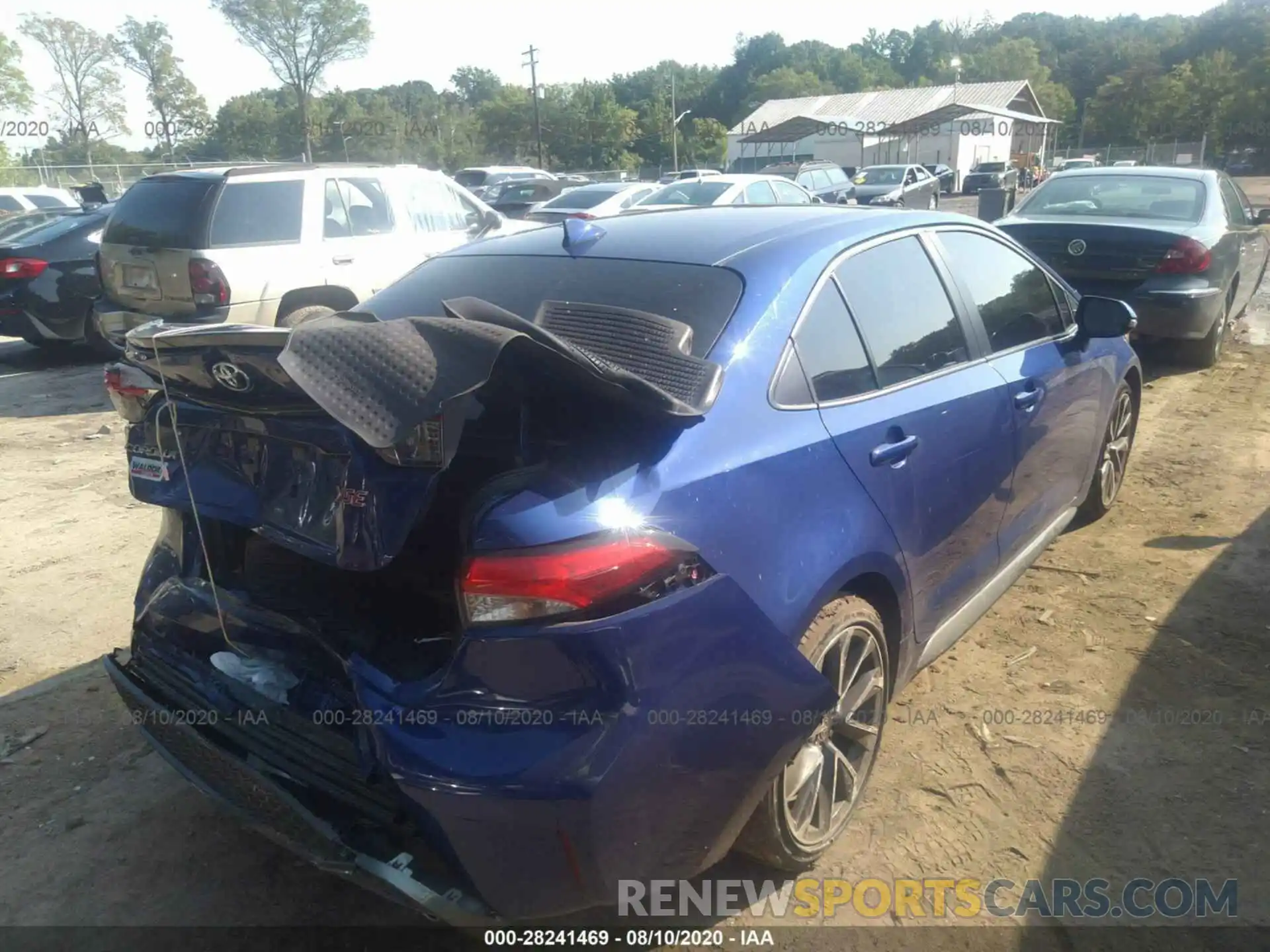 4 Photograph of a damaged car JTDT4RCEXLJ011616 TOYOTA COROLLA 2020