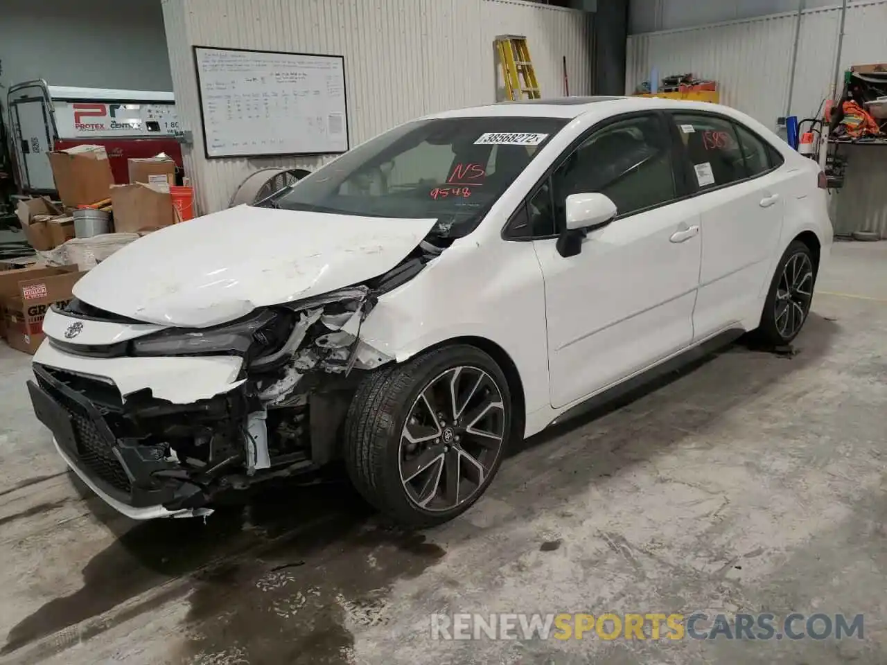 2 Photograph of a damaged car JTDT4RCEXLJ029548 TOYOTA COROLLA 2020