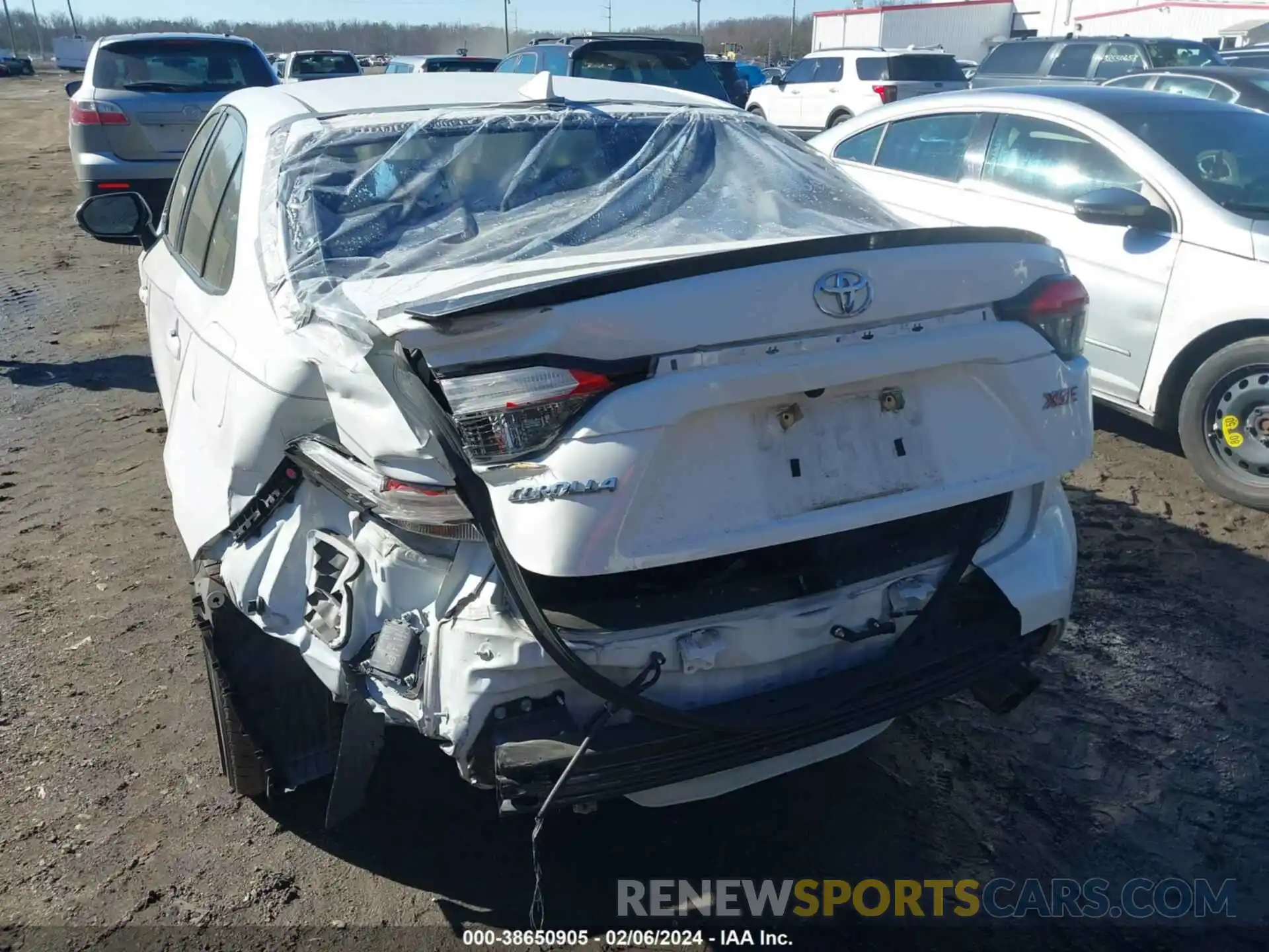6 Фотография поврежденного автомобиля JTDT4RCEXLJ036838 TOYOTA COROLLA 2020